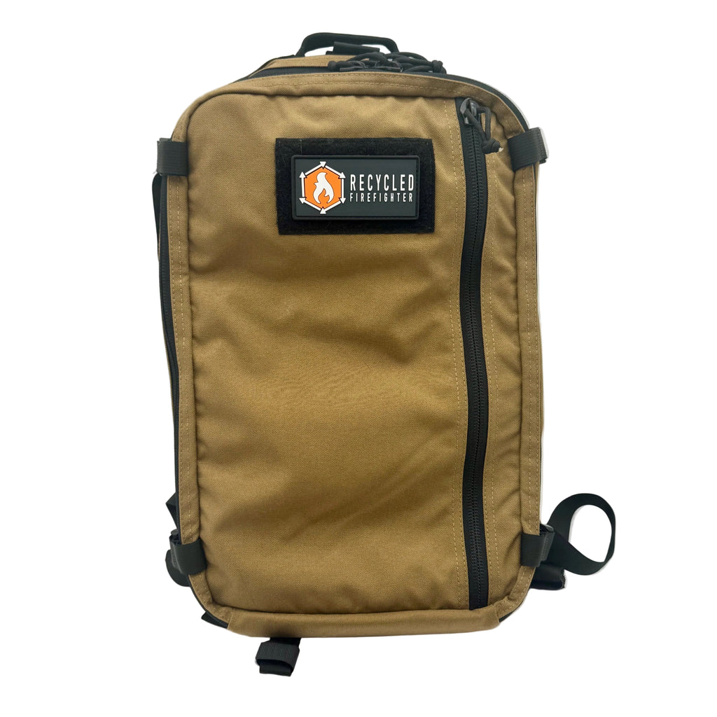 Tactical Rubber Velcro Patch - 4x2 Inch Flame Logo Accessory