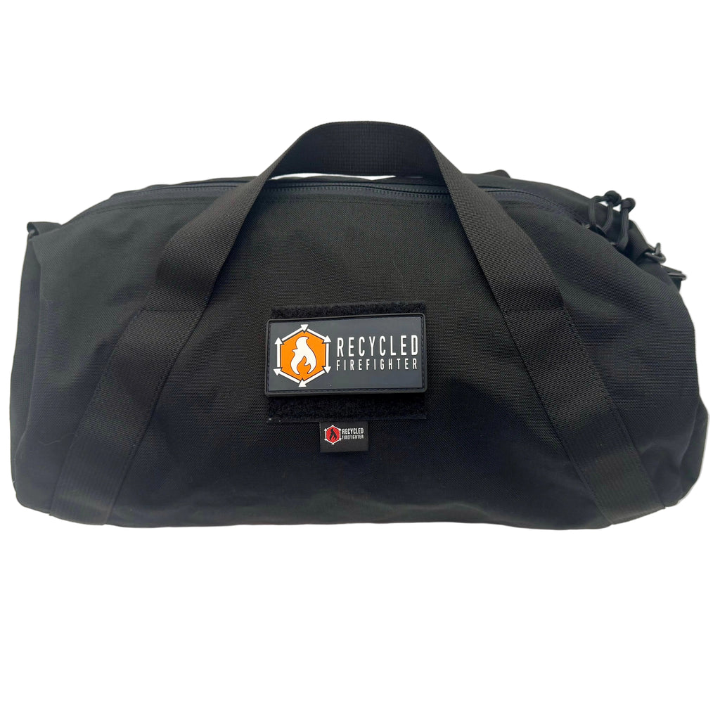 Tactical Rubber Velcro Patch - 4x2 Inch Flame Logo Accessory