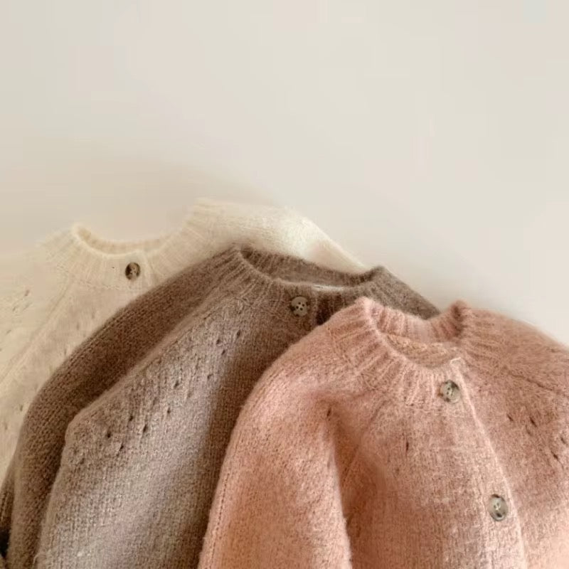 Premium Kids' Organic Cotton Cardigan | Made in Peru