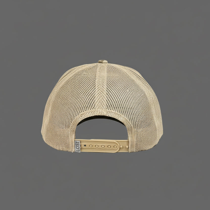 Mossy Oak New Bottomland Sage Turkey Tracks 7 Panel Snapback Cap - Image 5