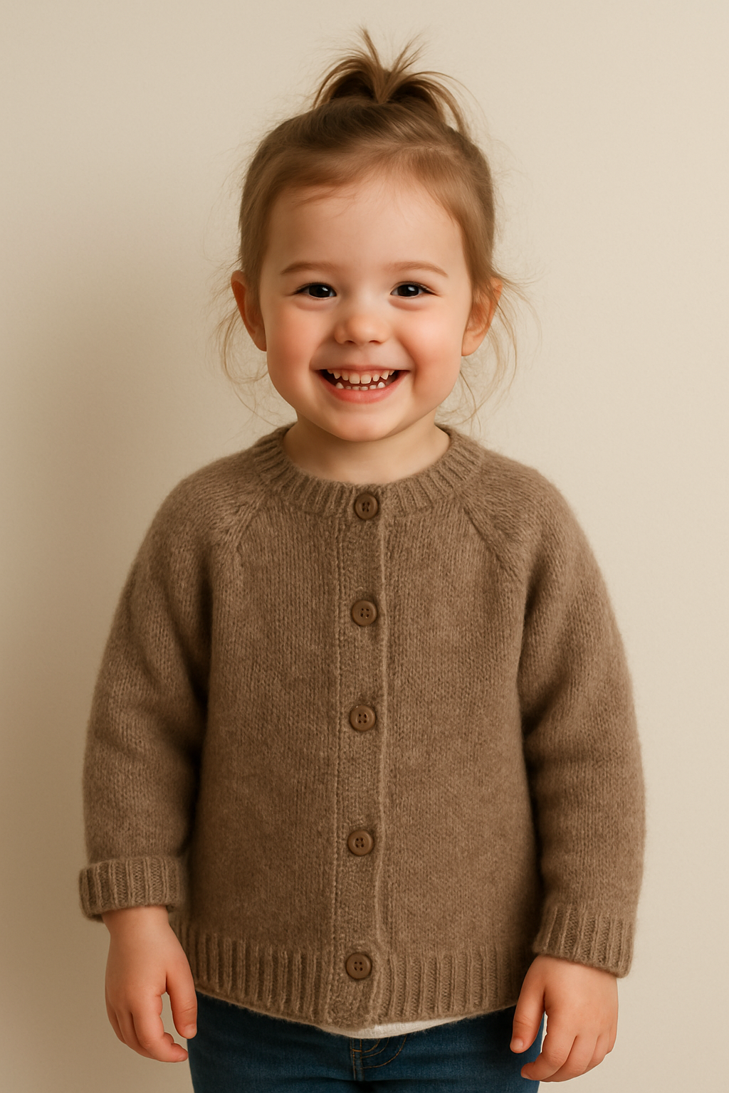Premium Kids' Organic Cotton Cardigan | Made in Peru