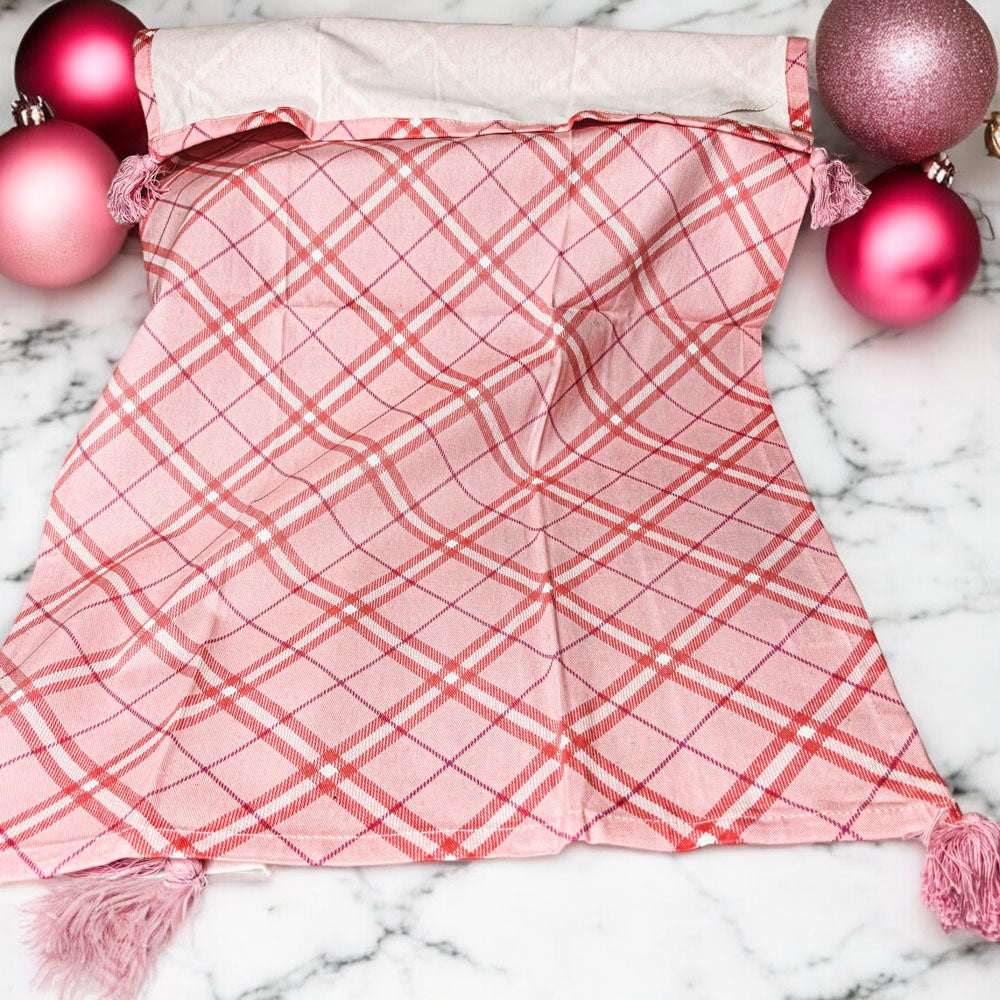 Nutcracker Tea Towel Pink