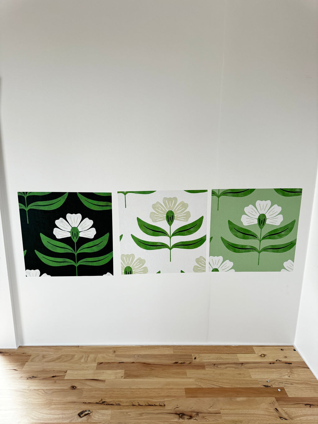 Viv Botanical Wallpaper: Scandi-Boho Floral Wall Art