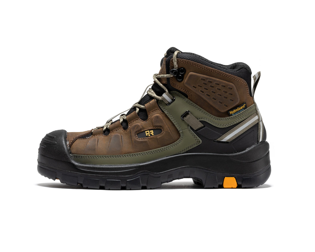 Composite Toe Waterproof Leather Work Boots