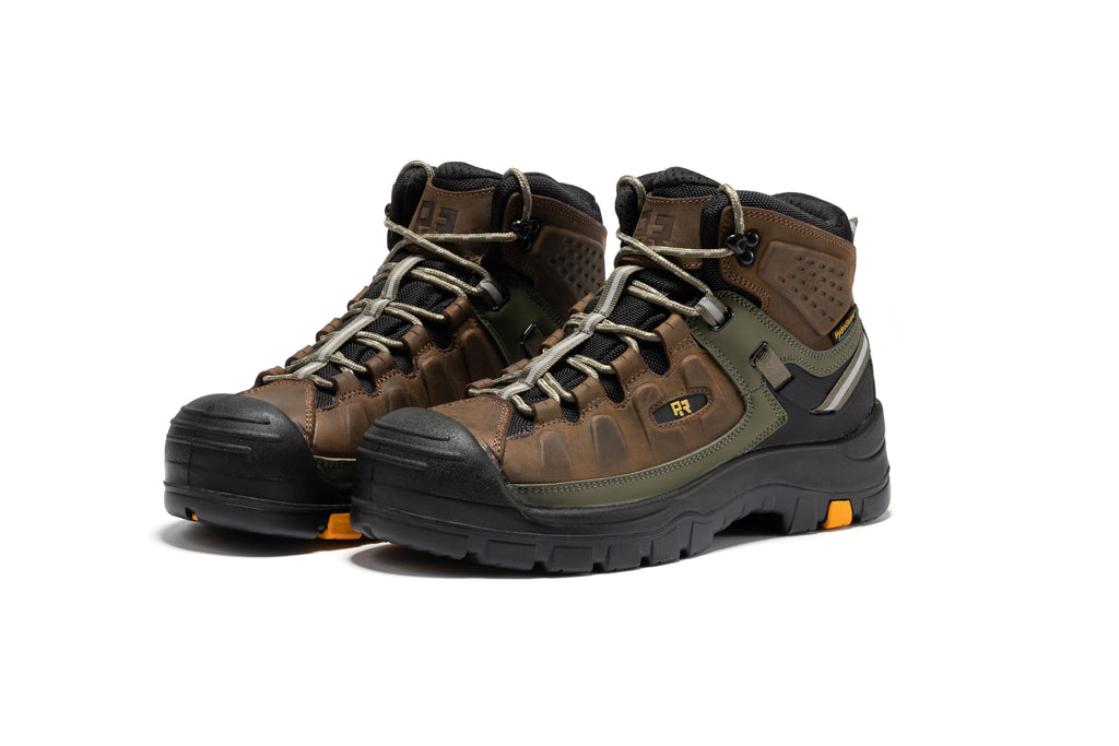 Composite Toe Waterproof Leather Work Boots