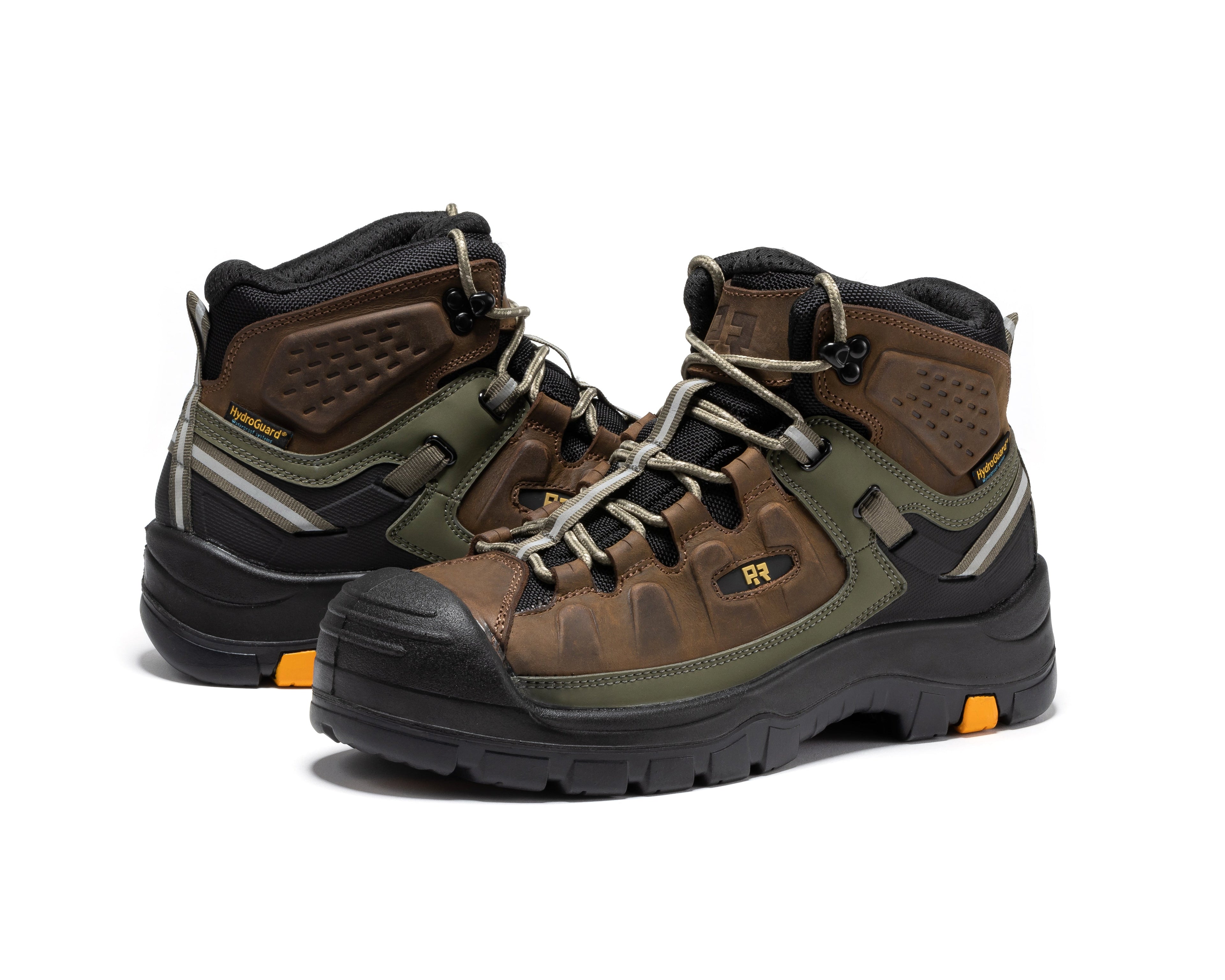 Composite Toe Waterproof Leather Work Boots