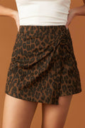 Midnight Train Printed Twill Mini Skirt