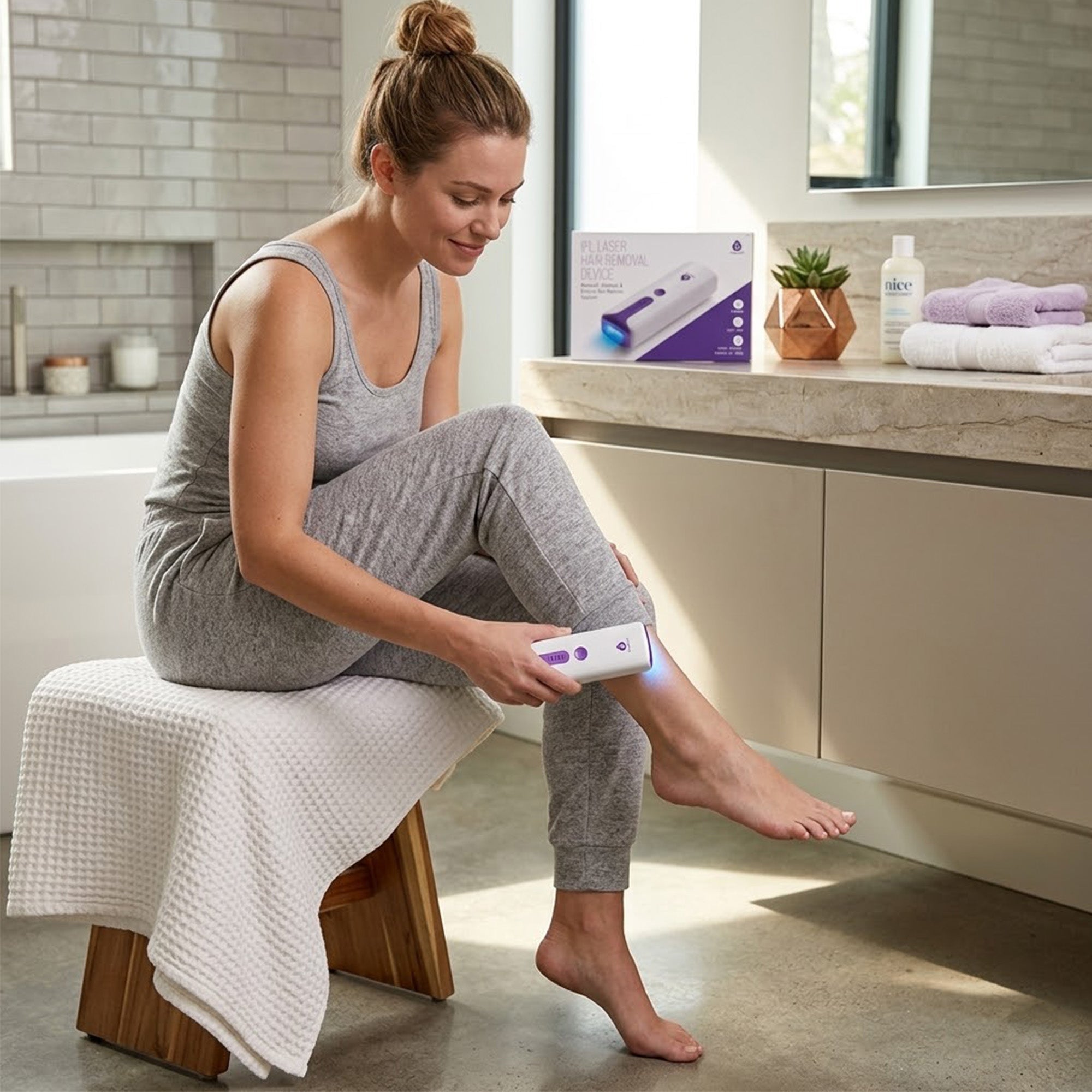 Pursonic IPL Laser Hair Removal Device w – Painless Permanent Hair Reduction at Home