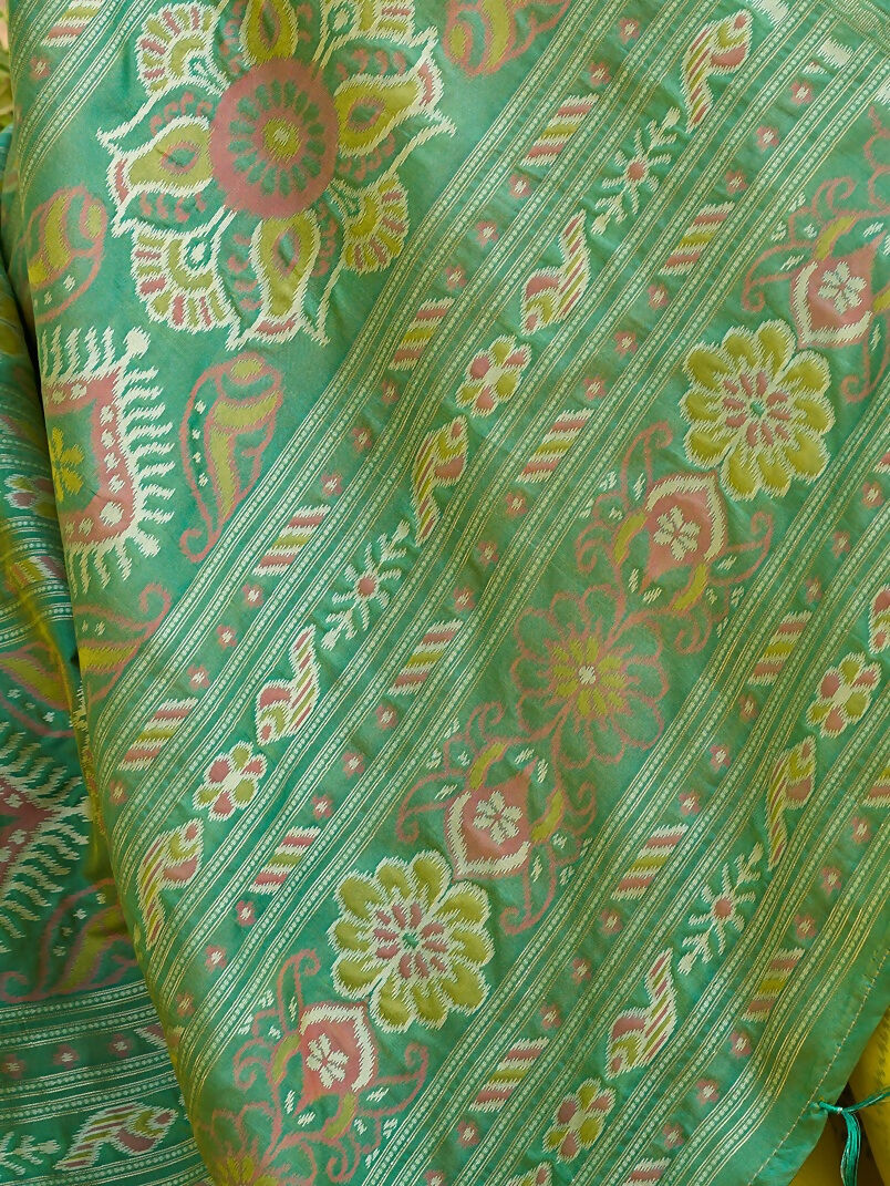 Mustard Soft Silk Saree with Matching Blouse