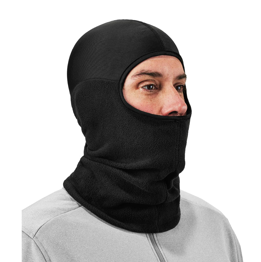 Balaclava with Spandex Top Comfortable Wear Under Helmet Winter Face Mask Ergodyne N-Ferno 6822Black