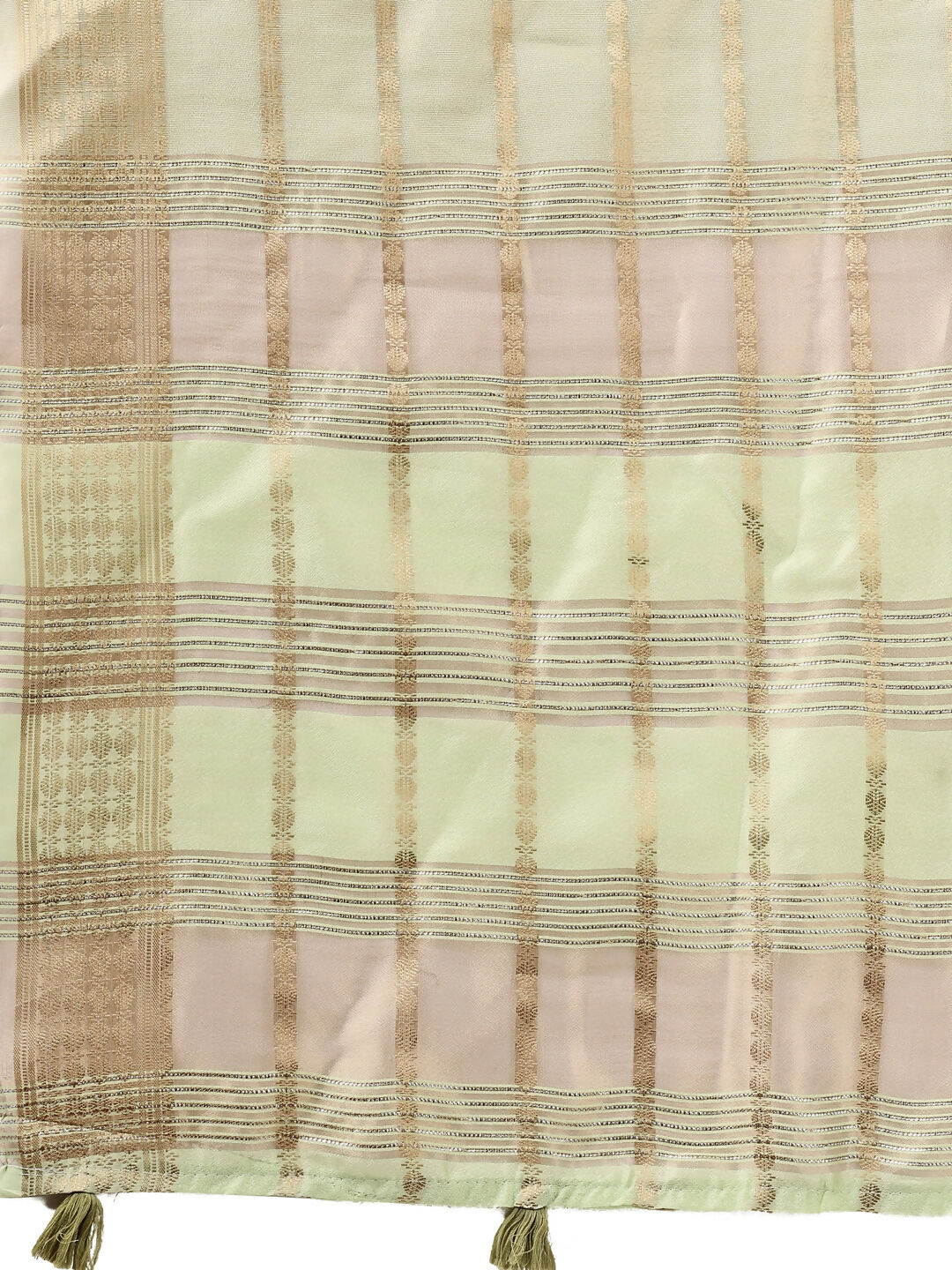 Shree Shyam Fashion Organza Light Green Saree