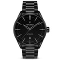 Vincero Collective Icon Automatic Stealth watch with 42mm black case and automatic movement.