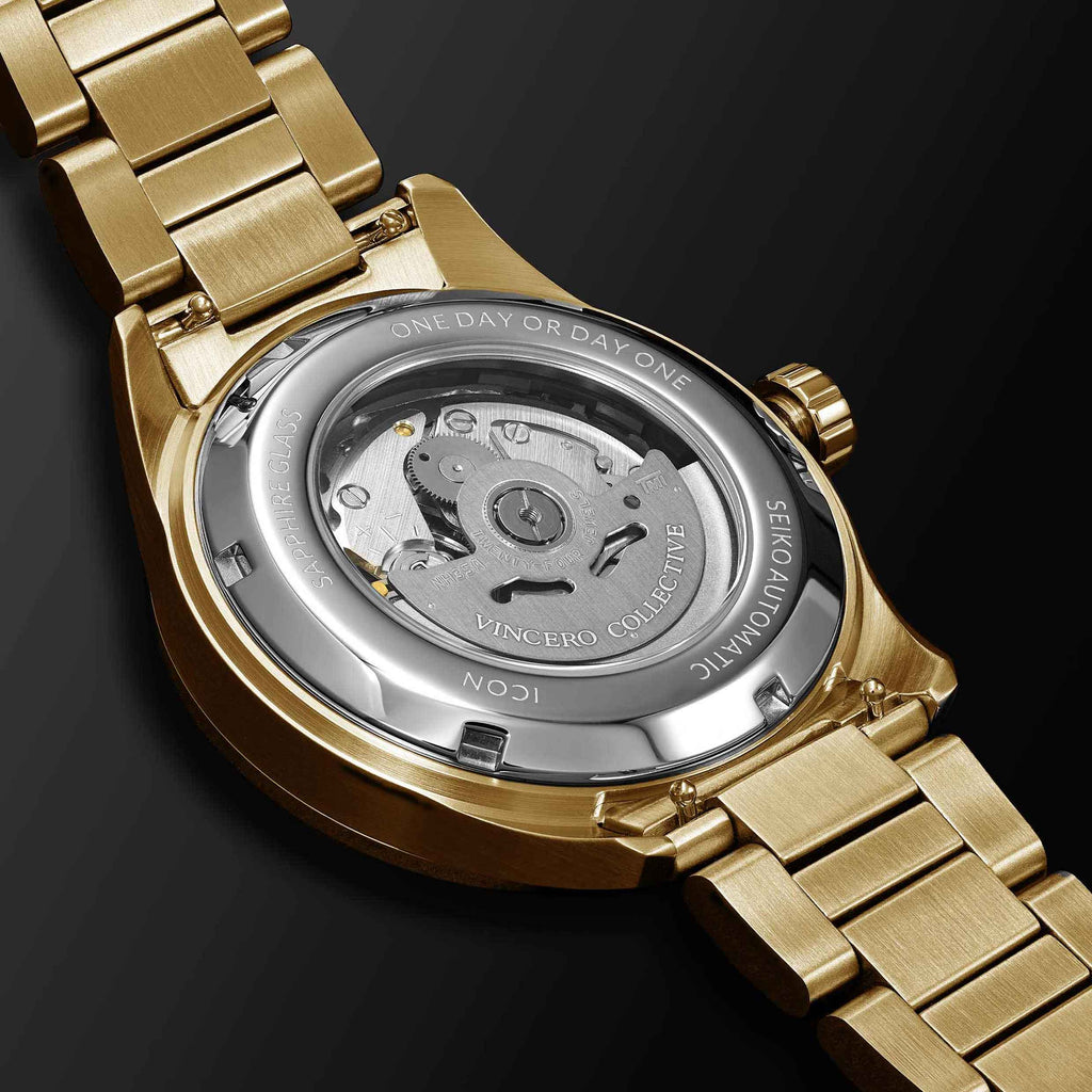 Icon Automatic Watch in All Gold Professional Timepiece