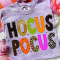 Hocus Pocus Halloween Graphic Tee | Colorful Spooky Season Shirt | Halloween T-Shirt