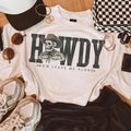 Howdy Now Leave Me Alone Graphic Tee | Western Skeleton Shirt | Funny Cowgirl T-Shirt