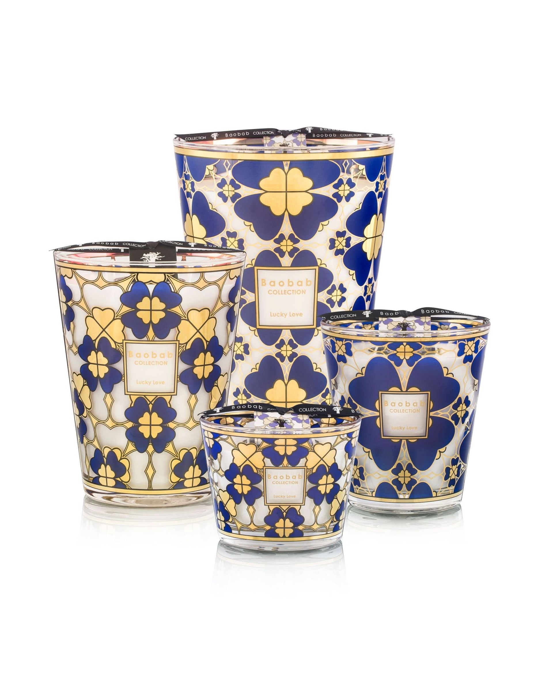 Lucky Love Max 24 Scented Candle with 24-Carat Gold Print