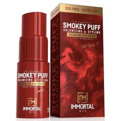 Immortal NYC Smokey Puff Volume and Styling Spray Powder in red 20g bottle