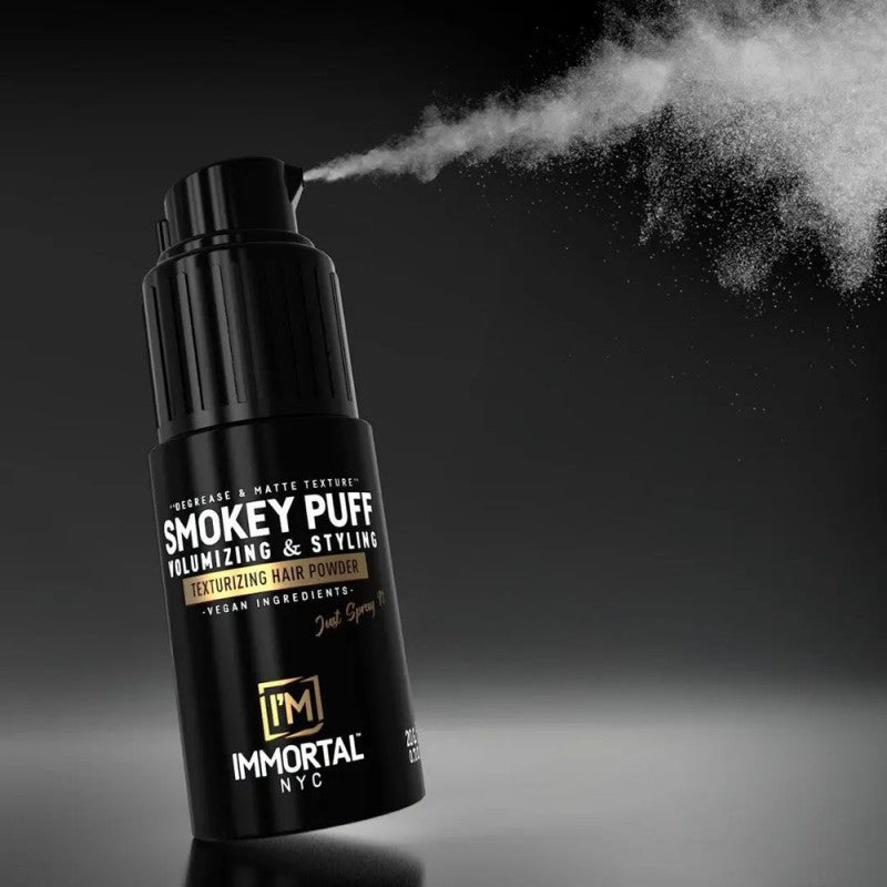 Smokey Puff Volumizing Hair Styling Powder - Black Tint 20g