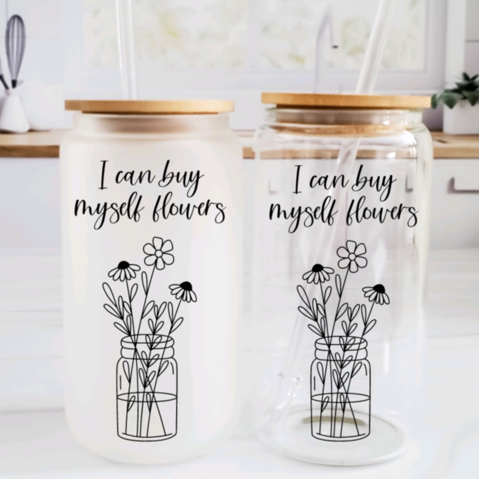 Imperfect 16oz Glass Can Cups