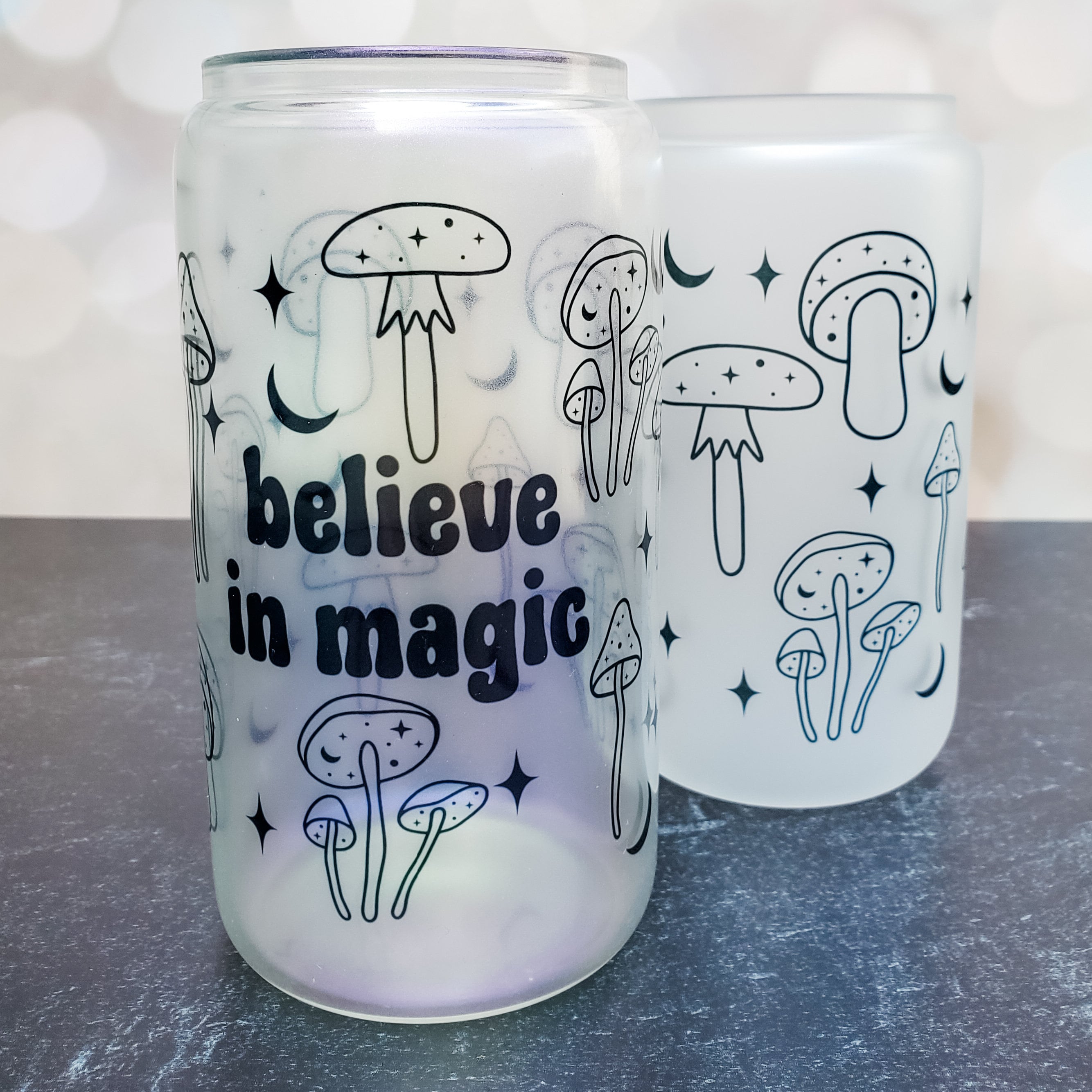 Imperfect 16oz Glass Can Cups
