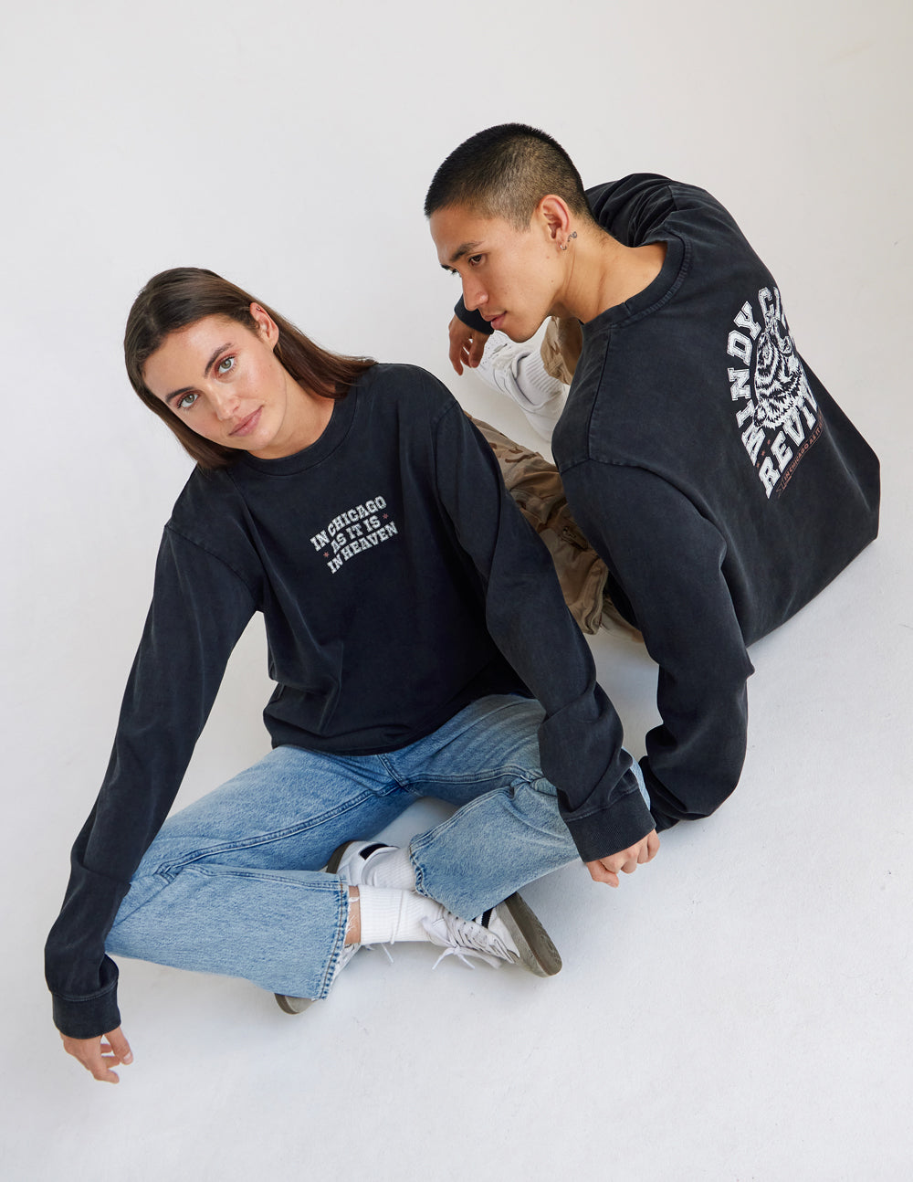 In Chicago as It Is in Heaven Long Sleeve Heavyweight Tee