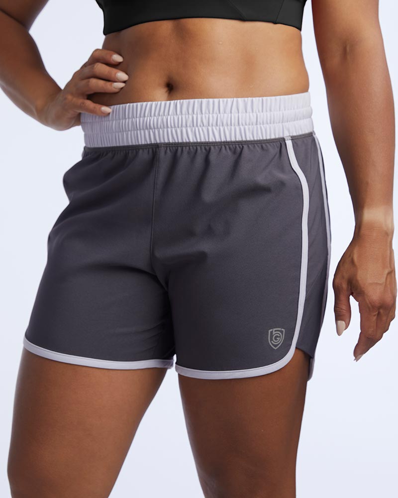 Indie Women's Athletic Training Shorts with Elastic Waistband - Image 11