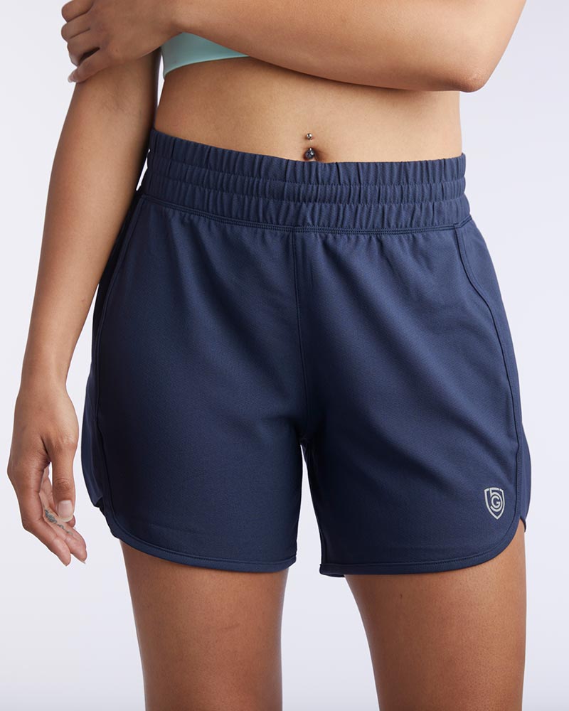 Indie Women's Athletic Training Shorts with Elastic Waistband - Image 5