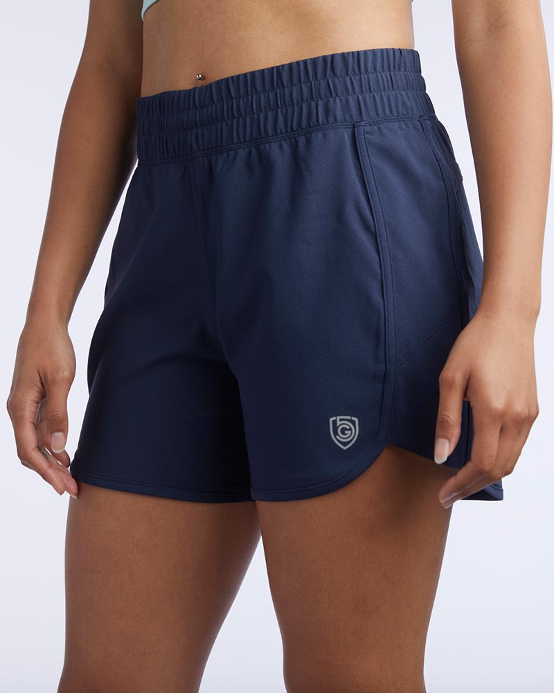 Indie Women's Athletic Training Shorts with Elastic Waistband - Image 7