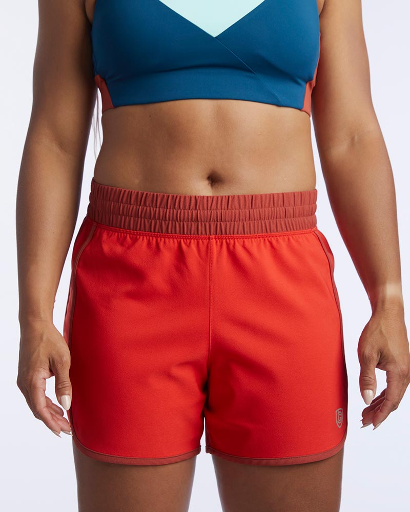 Indie Women's Athletic Training Shorts with Elastic Waistband - Image 9