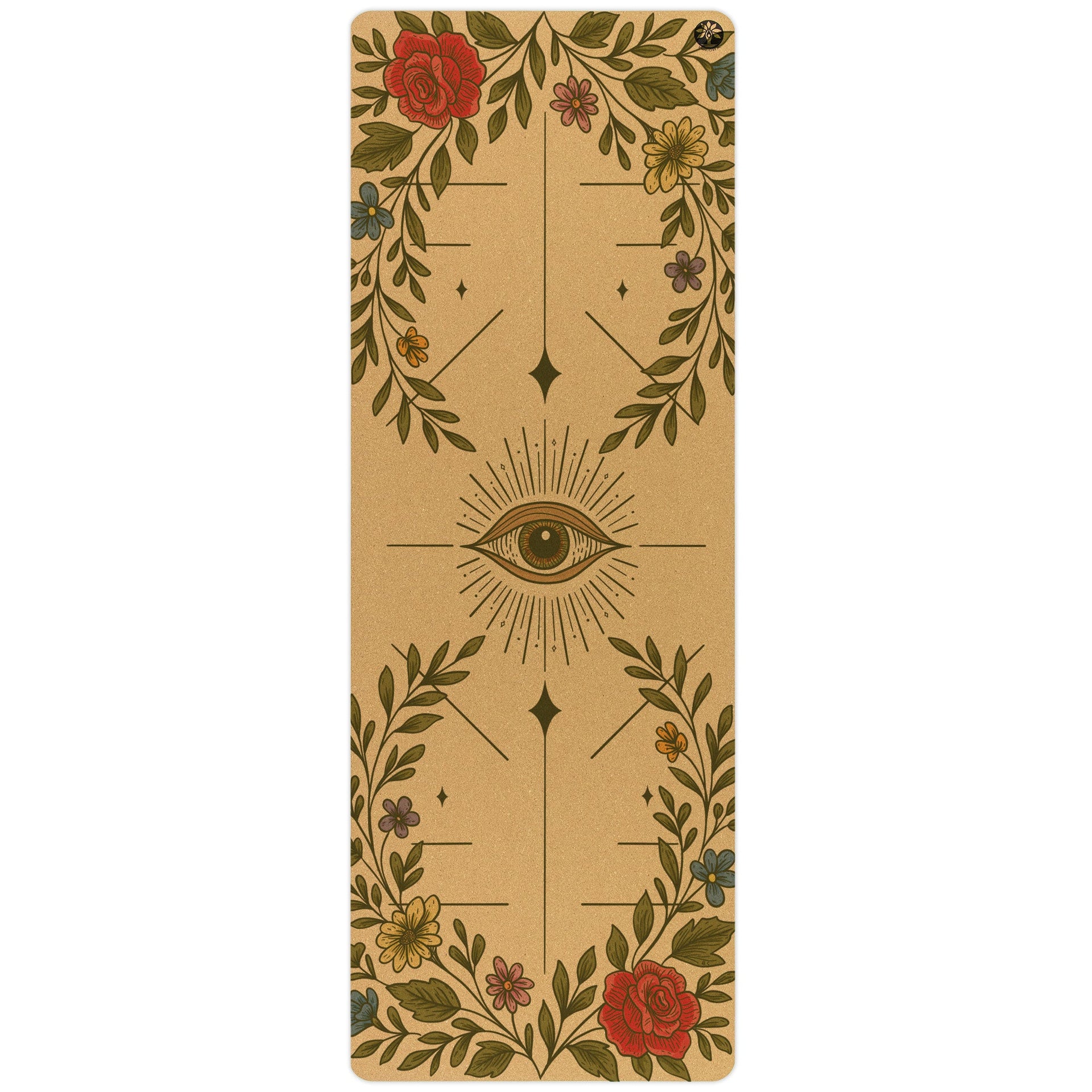 Infinite Bloom Unity Pro Cork Yoga Mat featuring sustainable cork top