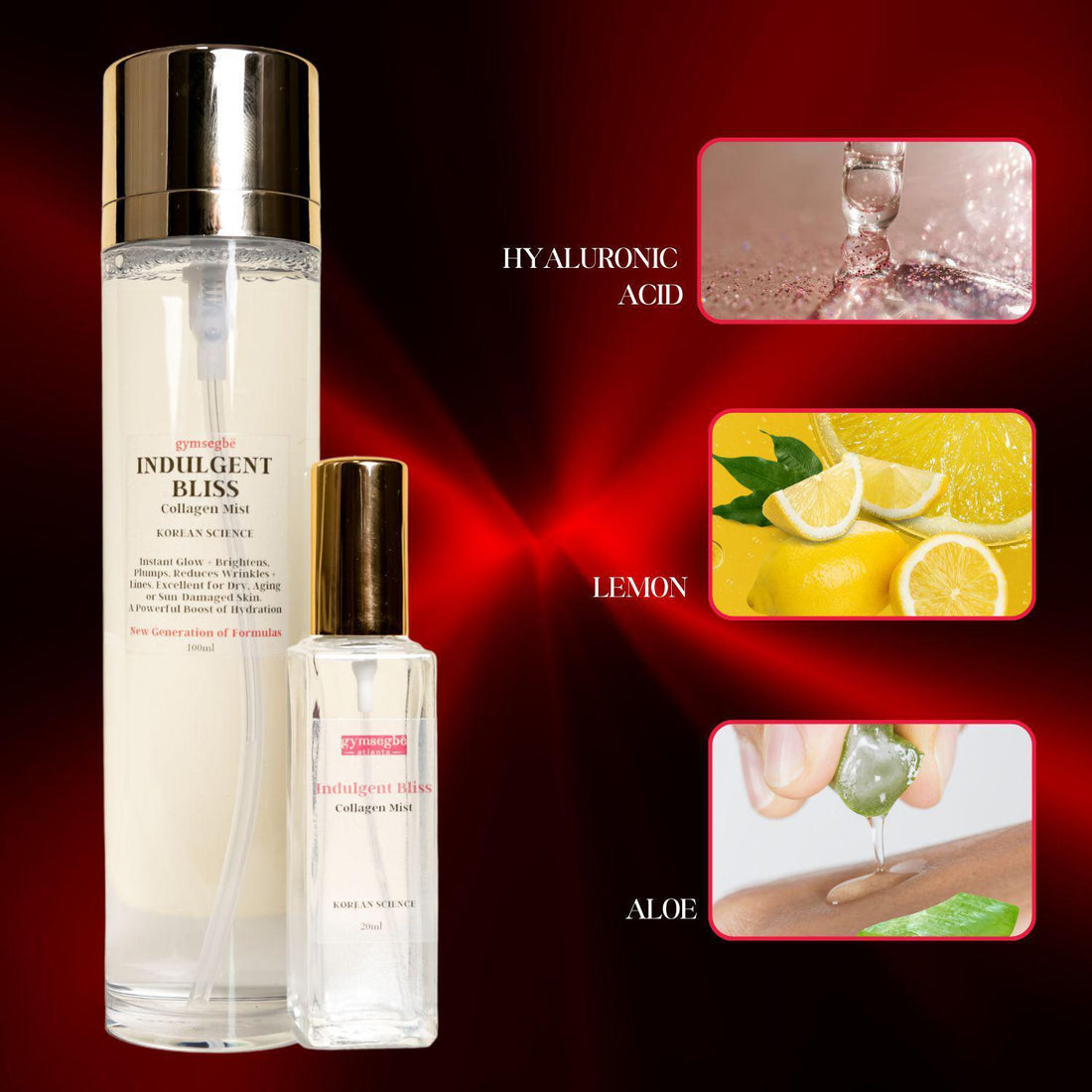 Indulgent Bliss Collagen Facial Mist for Radiance and Plumping
