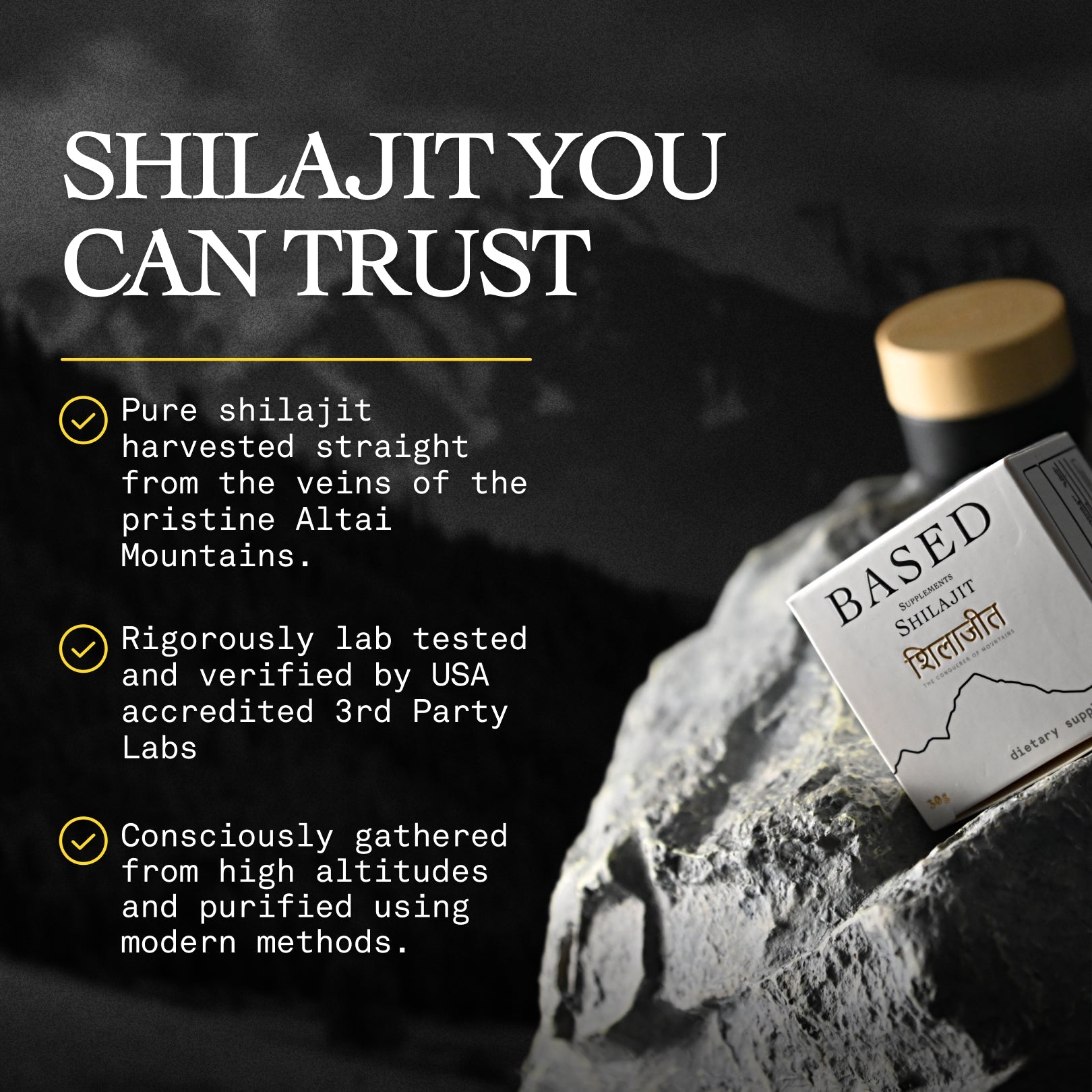 Pure Shilajit Resin High Altitude Supplement - Natural Energy Support - Image 4