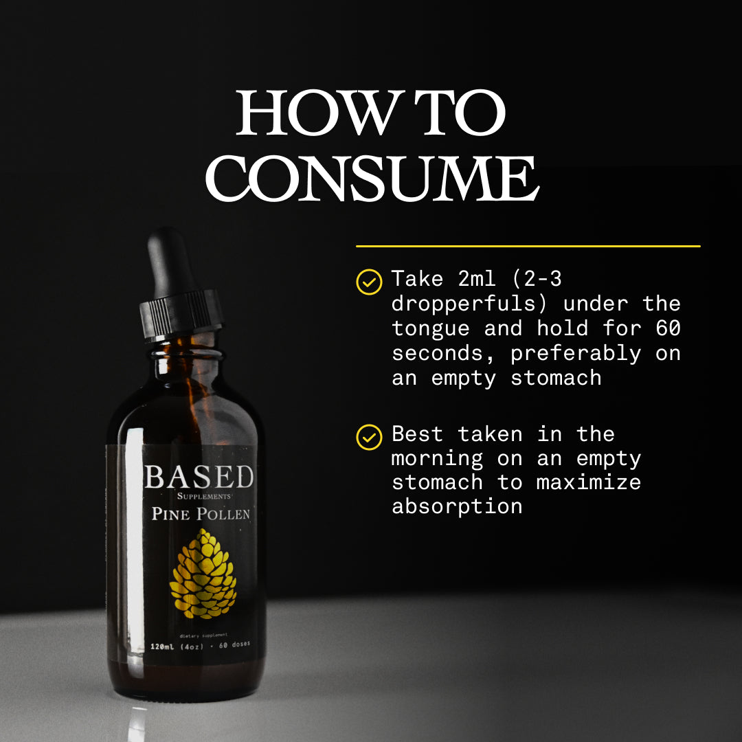 Wild Harvested Canadian Pine Pollen Liquid Extract 120ml - Image 8