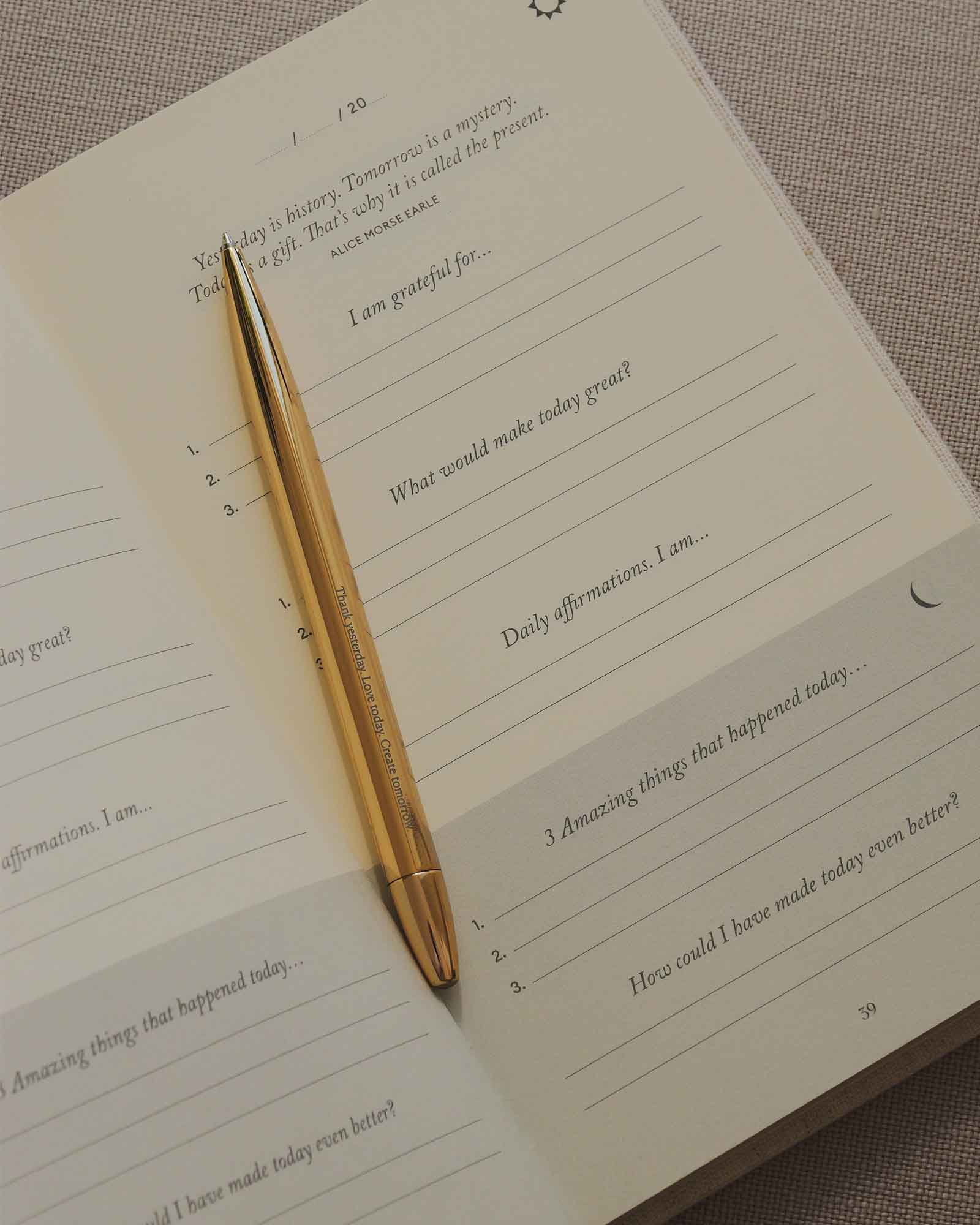 24k Gold Engraved Create Pen