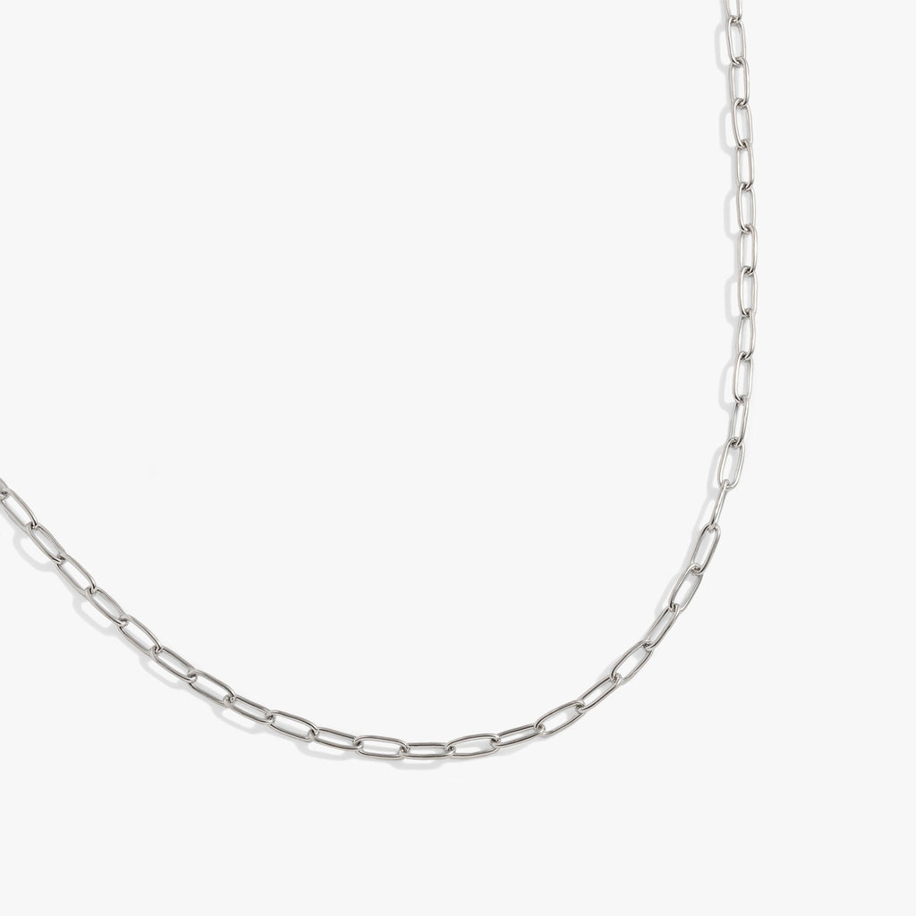Gold Paperclip Charm & Layering Necklace for Women