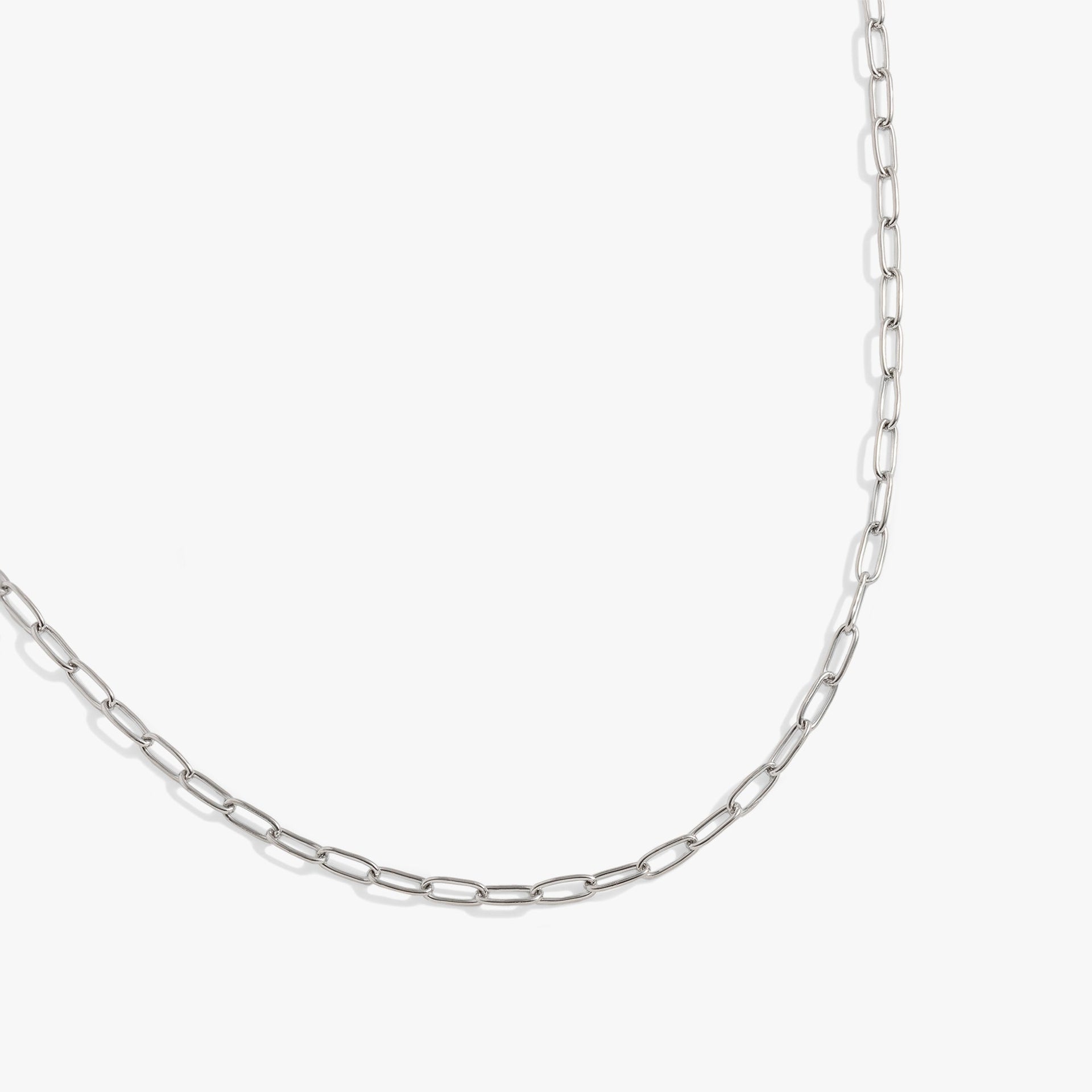 Gold Paperclip Charm & Layering Necklace for Women