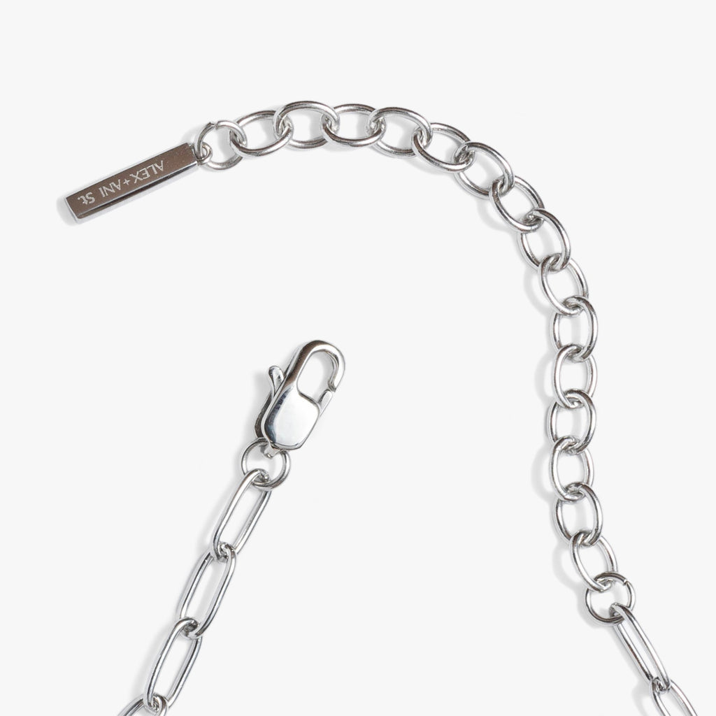 Gold Paperclip Charm & Layering Necklace for Women