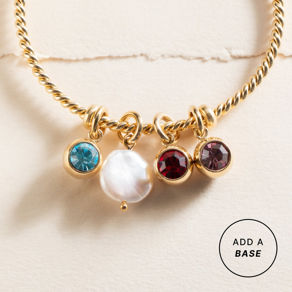 January Birthstone Interchangeable Charm for Jewelry