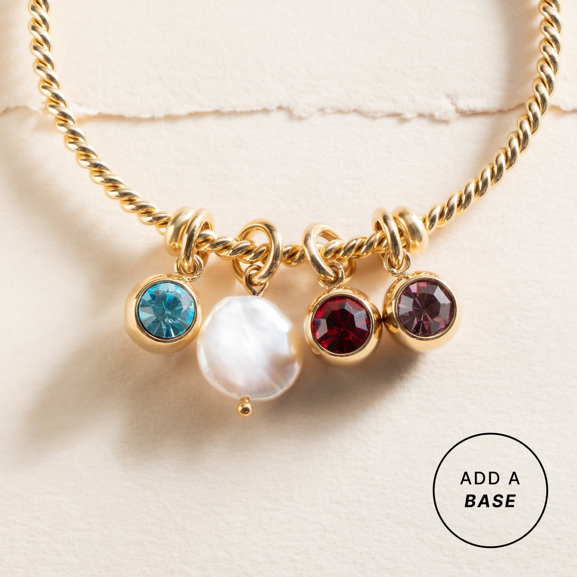 January Birthstone Interchangeable Charm for Jewelry