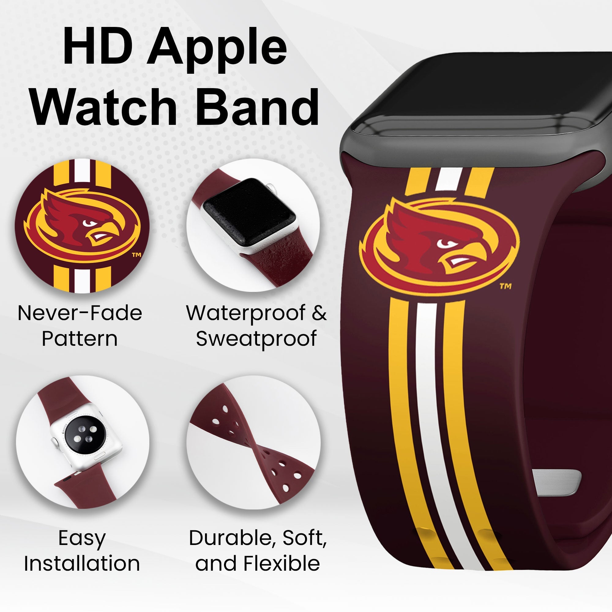 Iowa State Cyclones Apple Watch Band - Officially Licensed