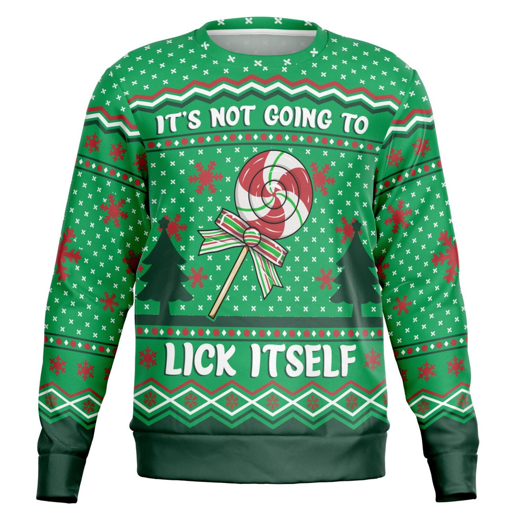 It's Not Going to Lick Itself Christmas Sweatshirt