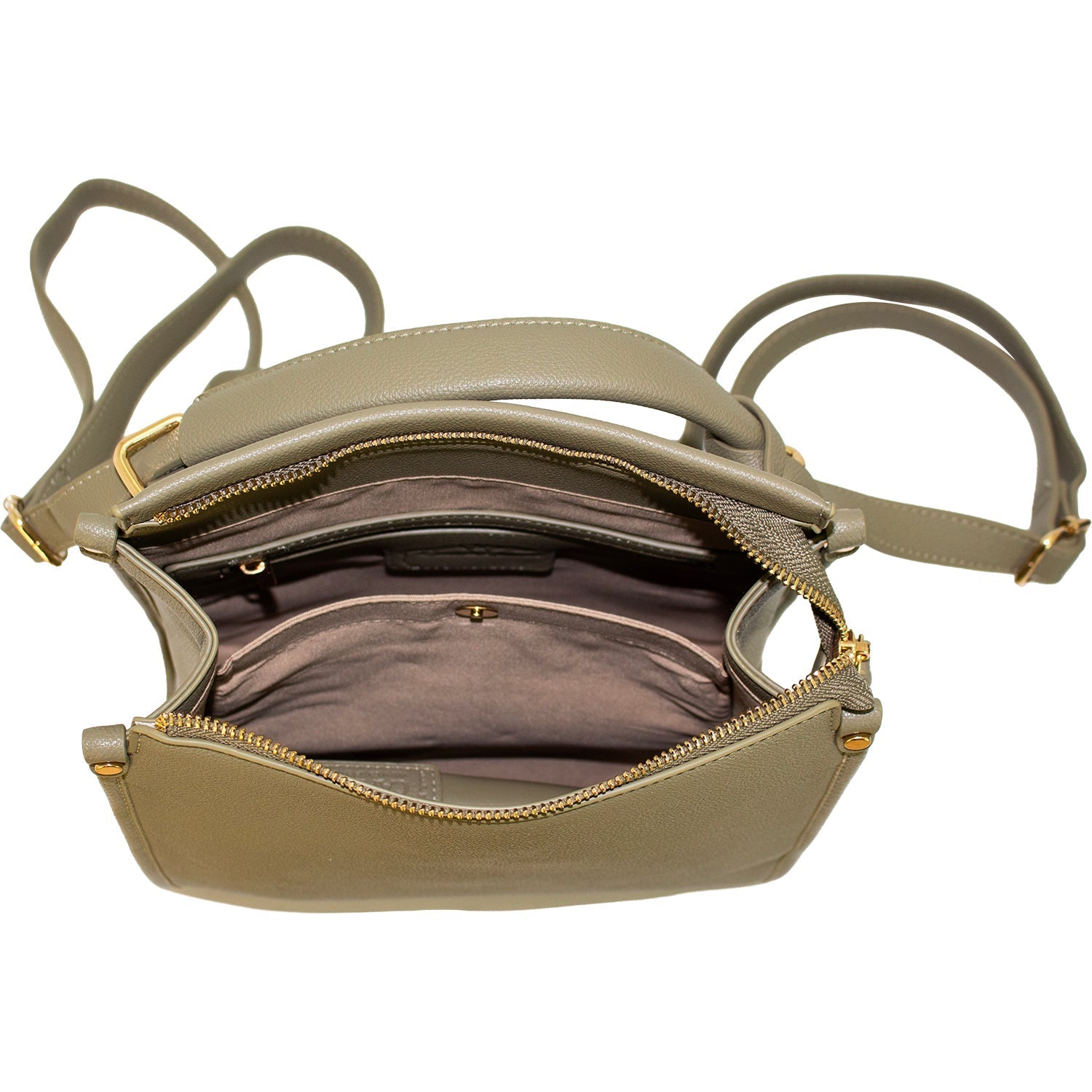 Ivy Olive Green Minimalist Concealed Carry Crossbody Backpack