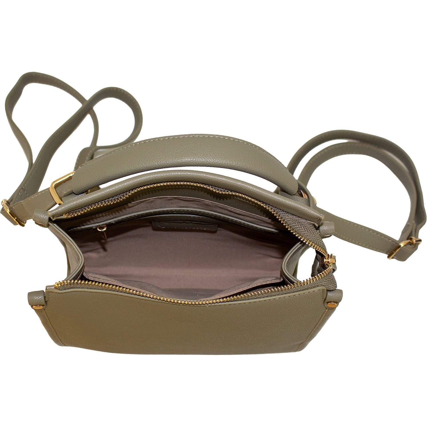Ivy Olive Green Minimalist Concealed Carry Crossbody Backpack