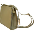 Minimalist olive-green Ivy crossbody backpack styled for everyday wear