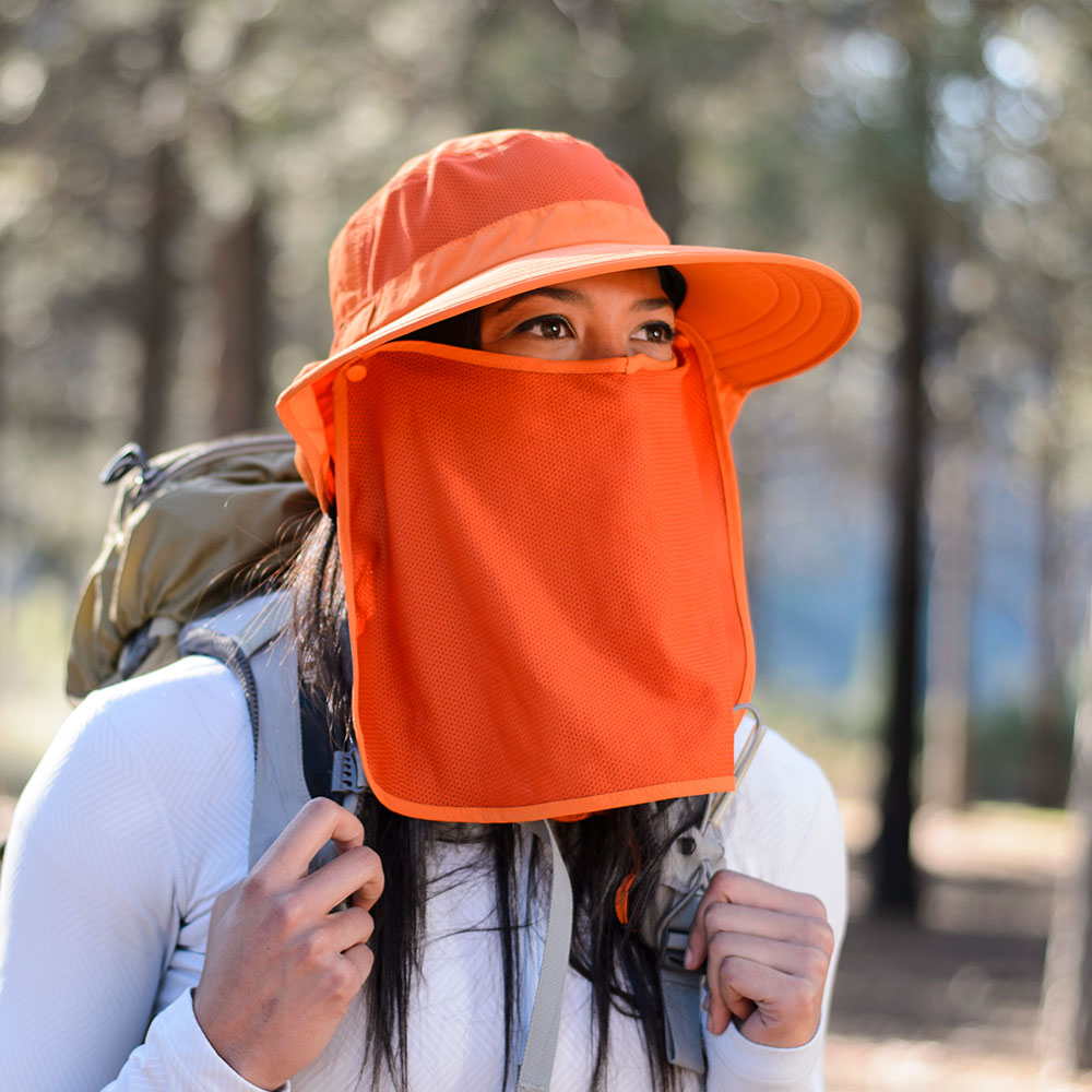 Taslon UPF 50+ Large Bill Flap Cap