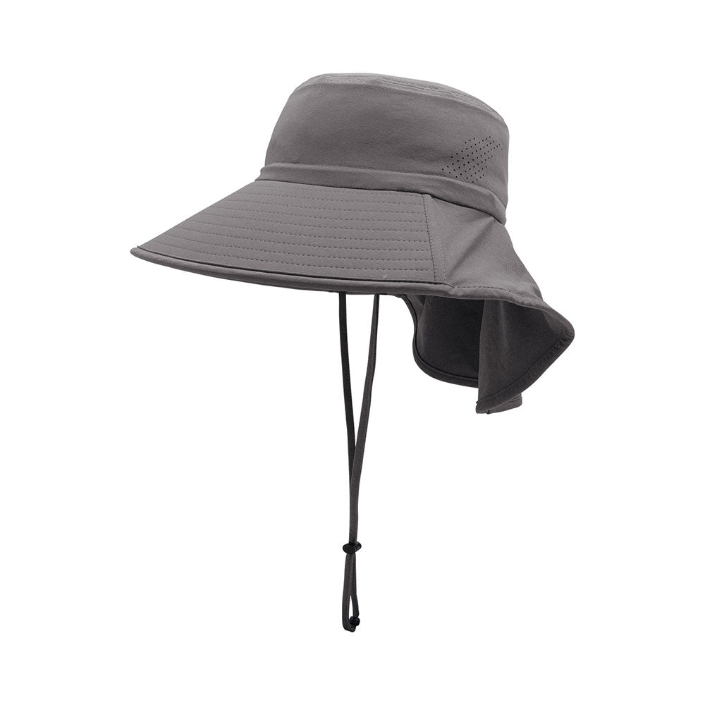 Wide Brim Sun Hat with Neck Flap and UPF 50 Protection - Image 4