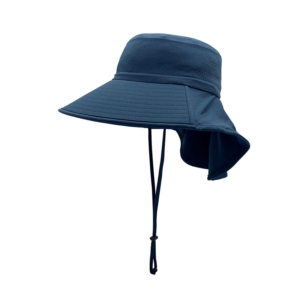Wide Brim Sun Hat with Neck Flap and UPF 50 Protection - Image 5
