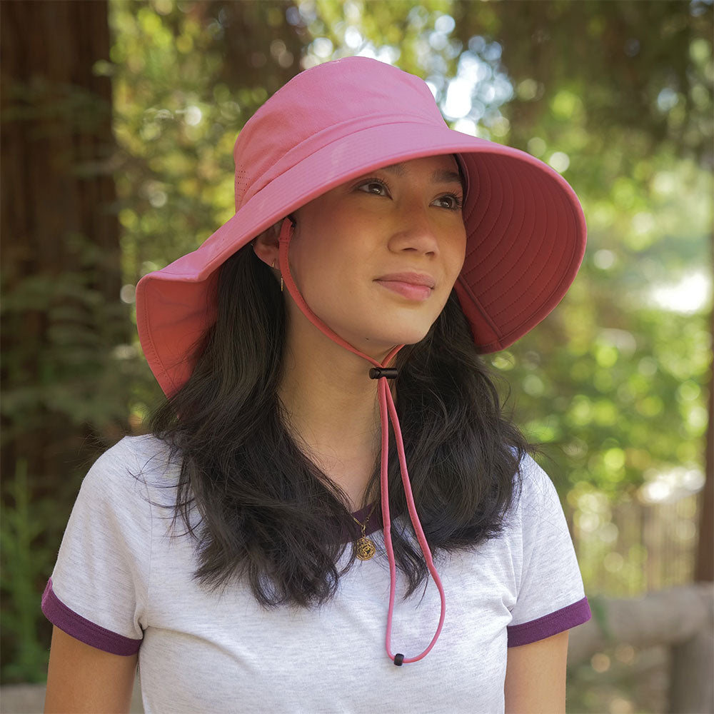 Wide Brim Sun Hat with Neck Flap and UPF 50 Protection - Image 2