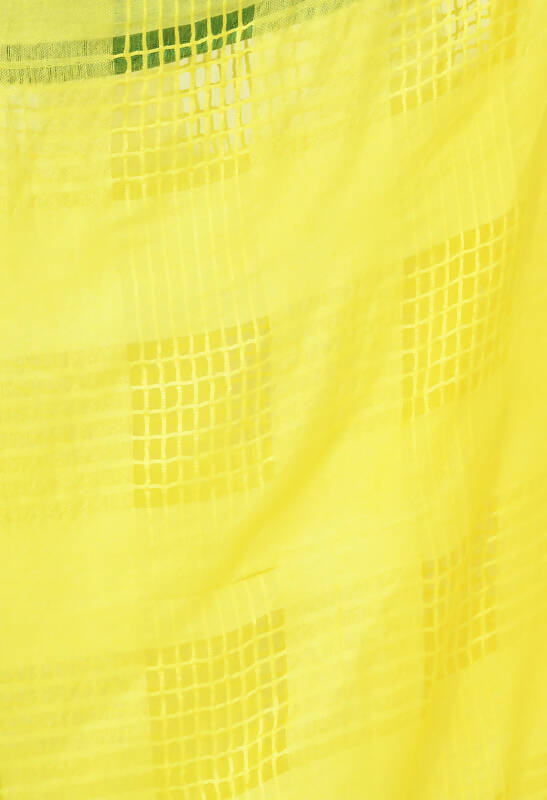 Lemon Yellow Window Cotton Dupatta