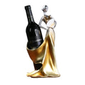 iStarcas Wine Rack Wine Bottle Holder Decorative Lady Wine Holder Single Wine Holder Stand Wine Racks Countertop for Kitchen Home Bar Tabletop Decor